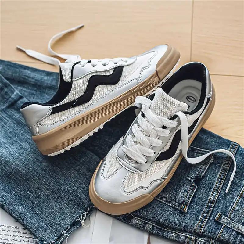 Fashion Chunky Without Heels Men's Luxury Tennis Flats Sneakers Spring Black Men Shoes Sports Suppliers Hit Leading Vip