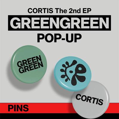 CORTIS GREENGREEN Porte-clés Miroir Flash & Lot de Badges en Fer Blanc