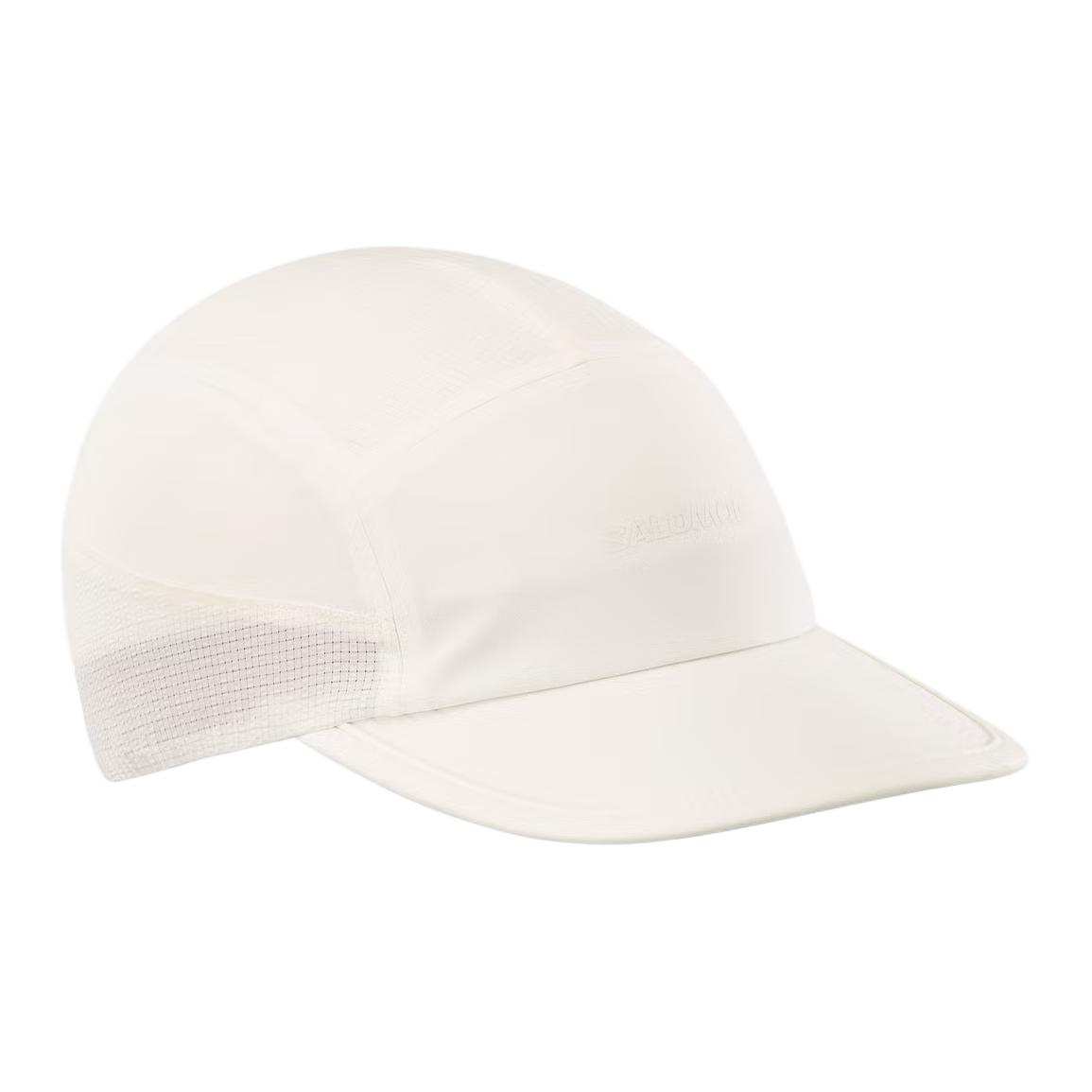 SALOMON Polyester Baseball Caps Unisex Gentle White LC2764000 S/M