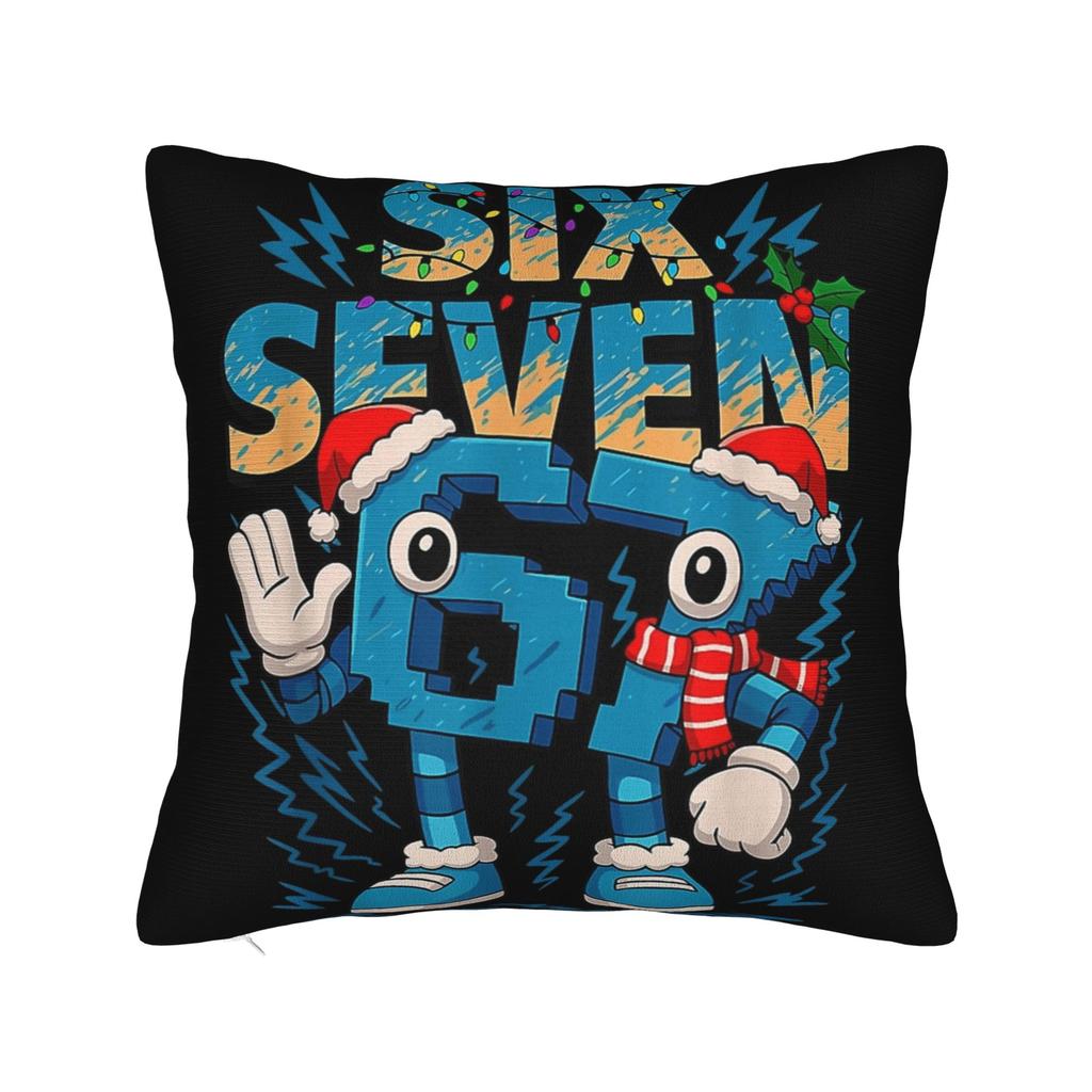 Italian Brainrot Characters Funny Meme Popular Pillowcase Printed Cushion Cover Decorations  Pillow Case Cover Sofa