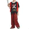 Children's Pirate Costume Dress Up Gift Funny Kids Pretend Role Play Party Favors Toys for Carnival