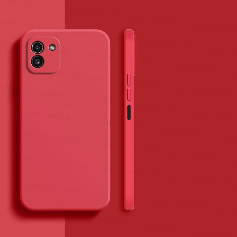 Für Samsung Galaxy A03 Fall Für Samsung Galaxy A03S A12 A13 A33 A53 A73 A03 Core Abdeckung Flüssigkeit Silikon TPU Fall für Samsung A03