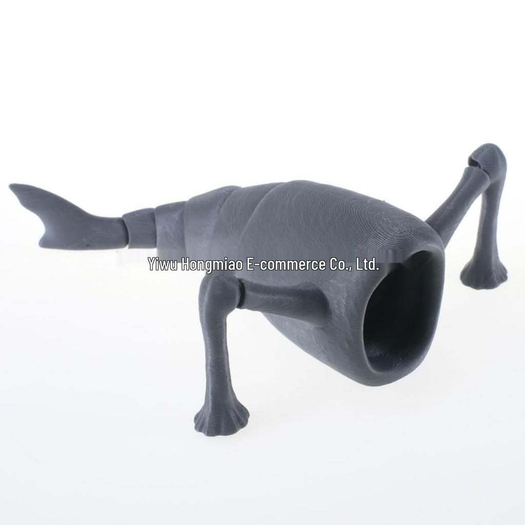 3D Printed Articulated Deep Sea Monster Toy – Creative Novelty