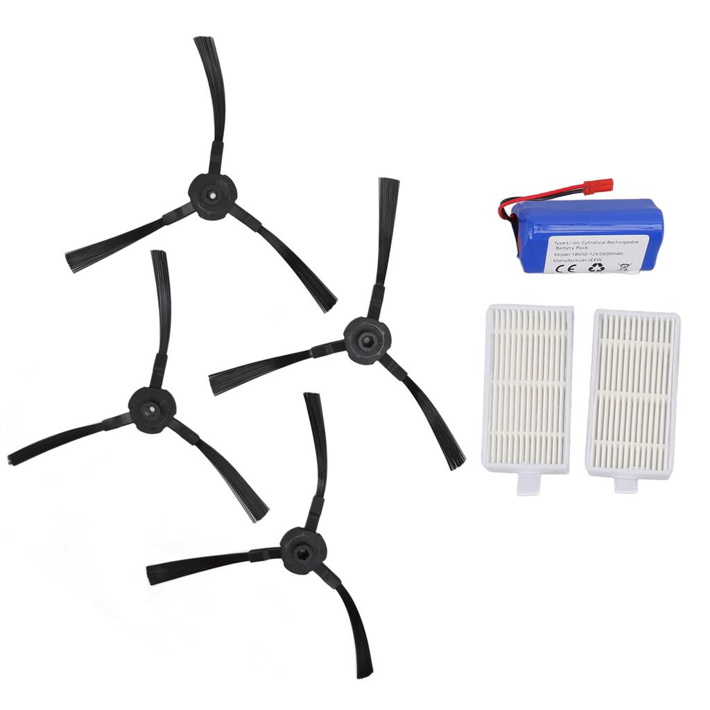 18650 2600mAh Lithium Ion Battery with Side Brush Filter for ILIFE for CEN250 Vacuum Cleaner