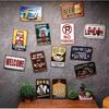 Beliebte Tourismusländer Poster Vintage Metall Aluminium Schilder Kennzeichen Poster Auto Garage Hausdekoration Plakette Kunst Malerei