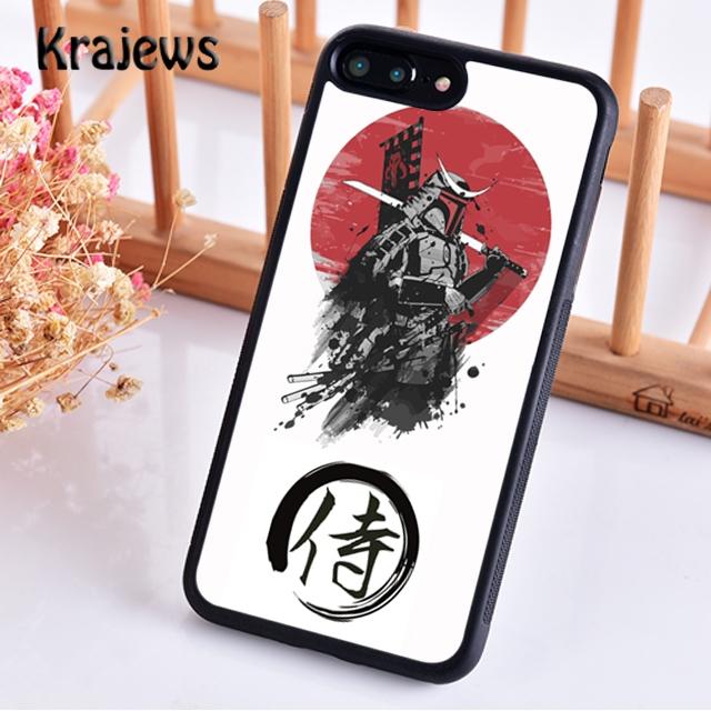 Krajews Japan Samurai Helmet Soft Phone Case Cover For iPhone 17 Air 16 15 14 plus 11 12 13 pro max Plus coque Fundas