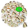 56 Lazy Girls Daily Graffiti Stickers Cute Cartoon Girl Hand Account Desktop Decoration Stickers