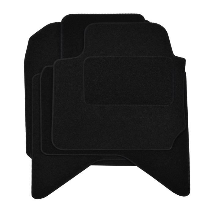 Tapis De Sol - Isuzu - D Max - Velours Noir - 4 Pièces - Ajustement Précis
