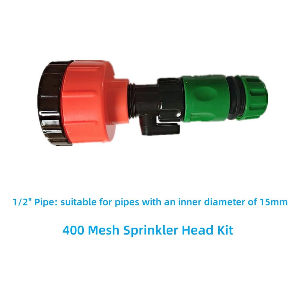 400/1000/2000 Mesh Scattering Sprinkler Flower Bed Lawn Plant Vegetable Irrigation Nozzle 1/2" 3/4" 1" Pipe Watering Equipment