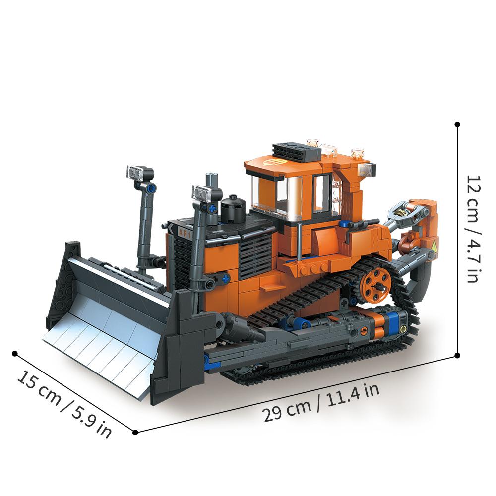 Non-Toxic Building Sets 928 Pcs Loader Building Blocks Construction Bulldozer Heavy-Duty Engineering Vehicles Gift Toy For Kids Gifts