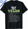 Funny Gift Vegan Activism TShirt Pro Vegan Checklist Unisex Style Shirts for Women Men Clothing Streetwear Y2k Harajuku