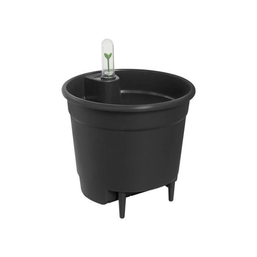ELHO Pot de fleurs Self-watering Insert 28 living - Ø27,7 x H25,5 cm - Noir