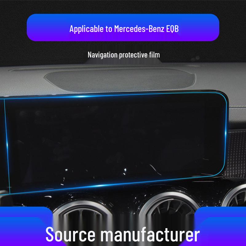 Tempered Film for Mercedes-Benz EQA, EQB, EQC, EQE Navigation and Instrument Panels