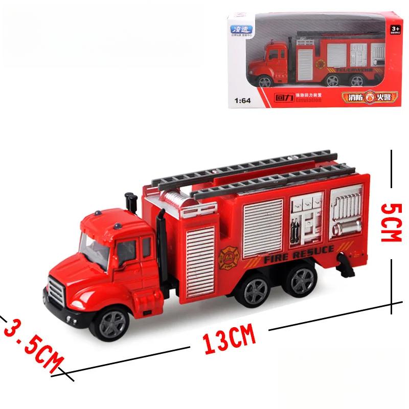 

1:64/48/42 Модель игрушечного автомобиля из сплава, литого под давлением, инженерный подъемник, спасательная пожарная машина, серия игрушечных автомобилей, инерционные автомобили, детские подарки B98-1