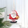 Retro Christmas Tree Decoration Pendant Resin Hanging Ornament  Background Layout
