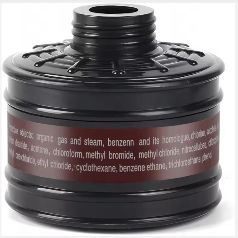 40mm Gas Mask Filters Single Gas Mask Filter for Gas Mask 40mm Activated Carbon Filter Against Vapors Dust Paint Spray Welding