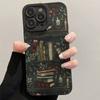 Vintage Bokhylle Telefondeksel For iPhone 16 15 14 13 12 11 Pro Max 7 8 Plus XS X SE 13promax XS Max Myk Støtsikker Bumper Telefon Bakdeksel