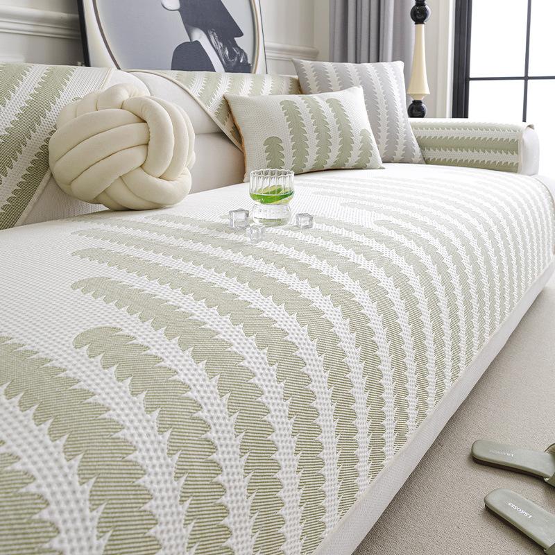 

Крутая подушка для дивана Doudou 2025 новая летняя прохладная подушка для сиденья дивана премиум класса противоскользящий коврик для дивана чехол ткань полотенце 70*70cm