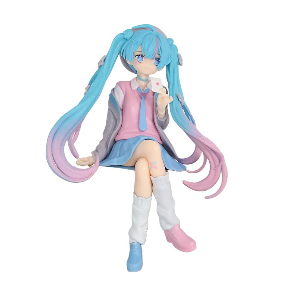 21cm Sexy Girl  Miku Anime Figure Fashion Subclture Miku Action Figure Christmas Gift PVC Collection Model Doll Toys