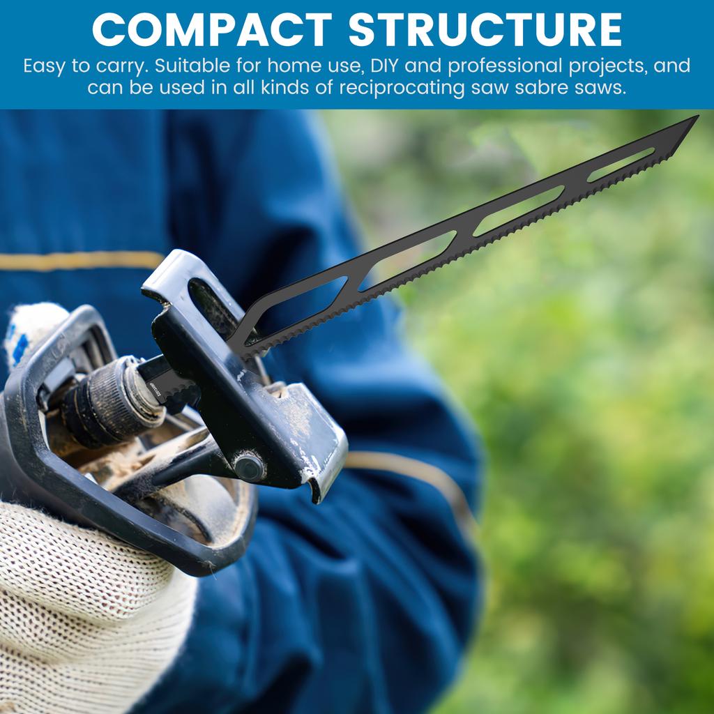 1Pc 400mm Reciprocating Saw Blades Saber Saw Handsaw Multi for Cutting Cardboard Carpet Leather Foam Polystyrene Saw Blades Tool