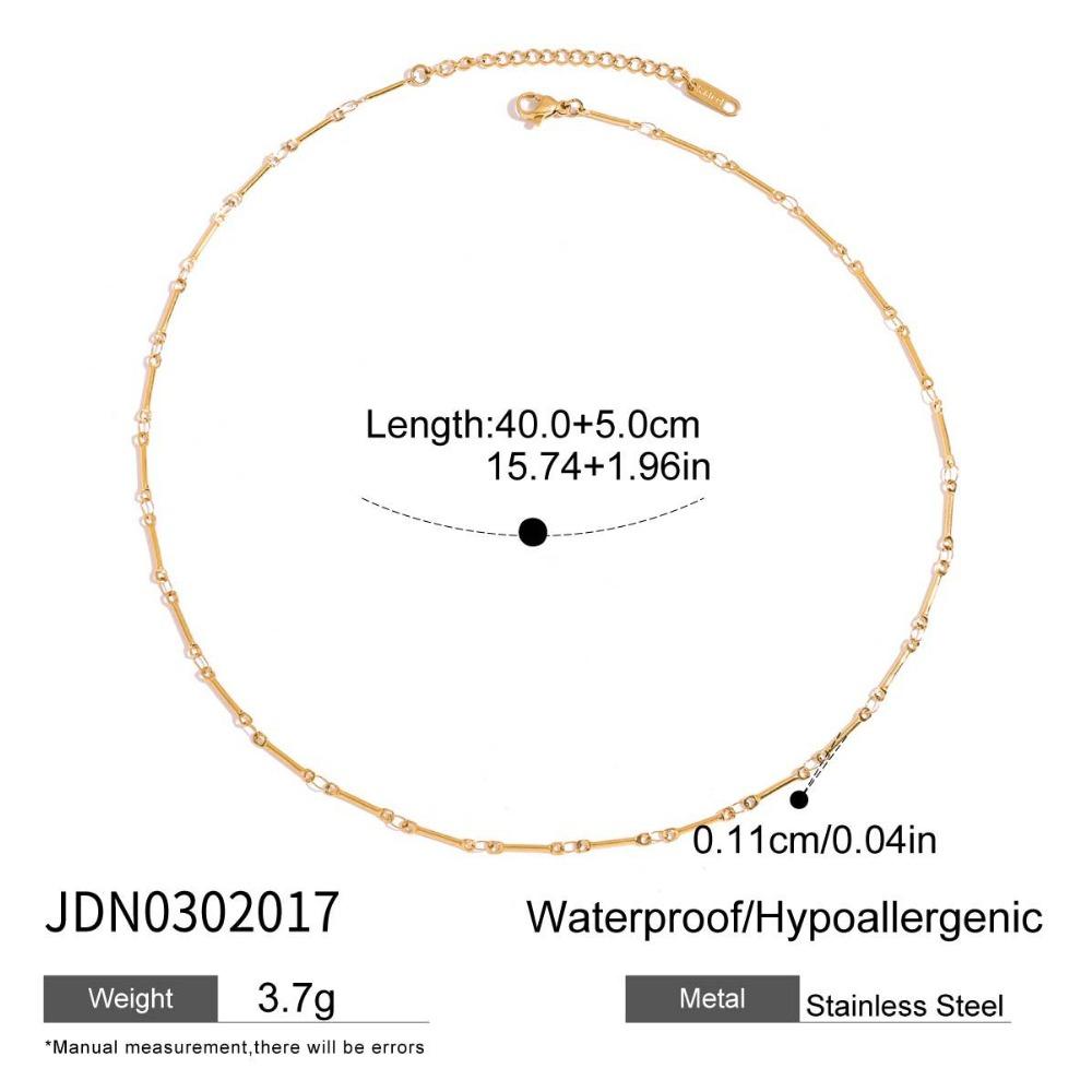 Rope Knot Titanium Steel Necklace Accessories Women's Niche Light Luxury Collarbone Chain Stainless Steel Jewelry