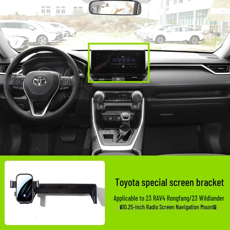 Toyota Auto-Bildschirm Handyhalter - Horizontale Stumme Spiegel-Navigationshalterung