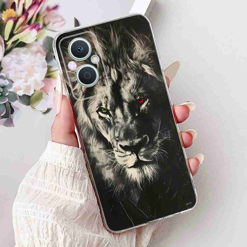 For Oppo A96 5G 6.43" PFUM10 Case PHA120 Luxurious Love Cute Cat TPU Soft Silicone Cover For Oppo Reno7 Z 5G CPH2343 Phone Shell