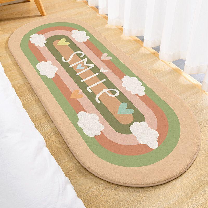 Bedroom Bed Rug Living Room Coffee Table Mat Toilet Door Toilet Door Absorbent Non-slip Foot Mat Bathroom Floor Mat