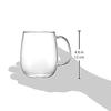 KINTO UNITEA Cup, 550ml, Dishwasher and Microwave Safe, Heat-Resistant Glass, Gift, 8292