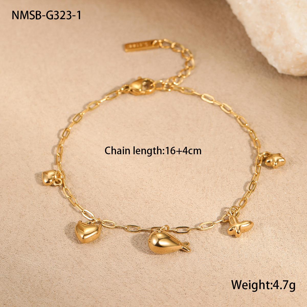 GEMCHIC Women s Geometric Butterfly Tassel Pendant Necklace Stainless Steel Fashion Jewelry Set
