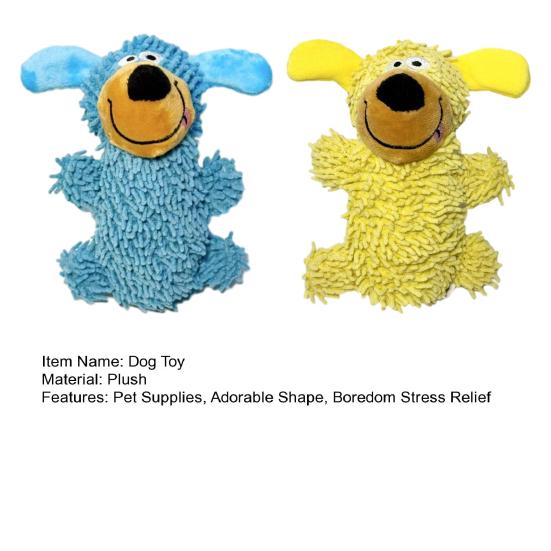 2 szt. Piszcząca pluszowa zabawka do żucia dla psa, nuda, ulga w stresie, pluszowa lalka, mały, średni pies, ząbkowanie, interaktywna pluszowa zabawka, artykuły dla zwierząt