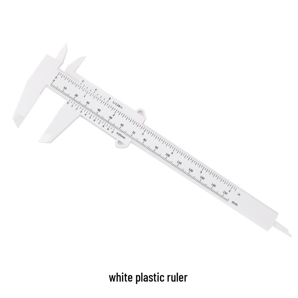 Mini Dual Scale Vernier Caliper 80-150mm for Jewelry and Wenwan, Plastic Measuring Tool