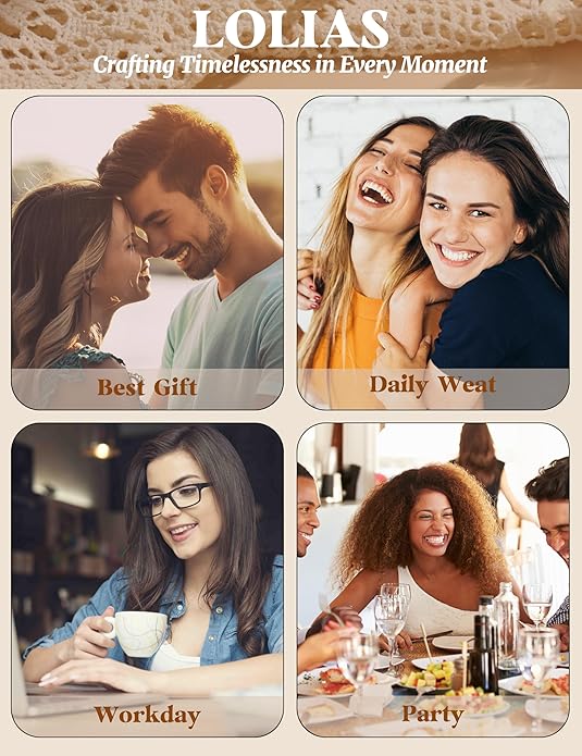 Kolip 15 Pairs Flat Back Stud Earrings for Women Men, Hypoallergenic Steel Earrings Set