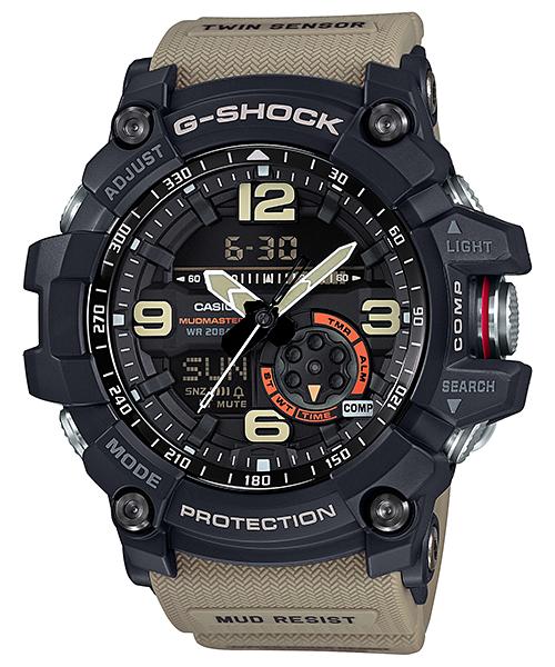 Casio Men s Stainless Steel 200M Water Resistant Digital Shock Resistant Quartz Watch GG-1000-1A5 чёрный