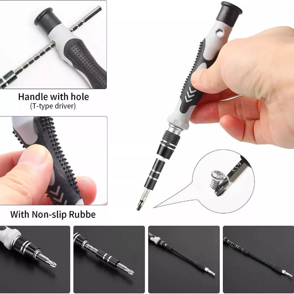 115 In 1 Precision Screwdriver Set Magnetic Torx Hex Screw Driver Bits Professional Repair Tool Kit Suitable for Various Repairs