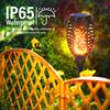 1/2/4/6/8/10Pcs Solar Flame Torch Lights Flickering Light Waterproof Garden Decoration Outdoor Lawn Path Yard Patio Floor Lamps