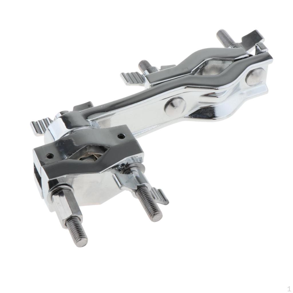 Drum Connecting Bracket Rack Clamp Percussion Stand Attachment Adjustable Extension