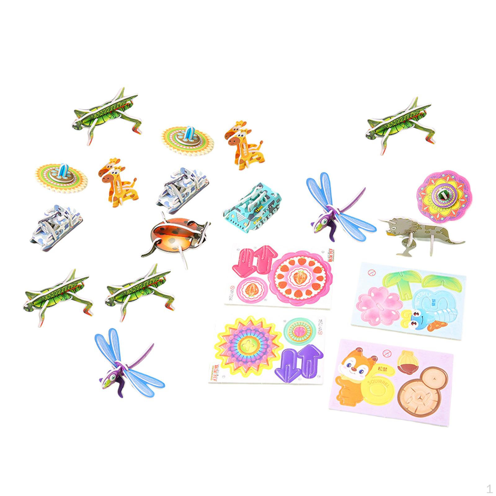 

Набор 3D-пазлов для детей, обучающие материалы Монтессори, 2 шт., занятие по распознаванию фигур для дошкольников Mixed