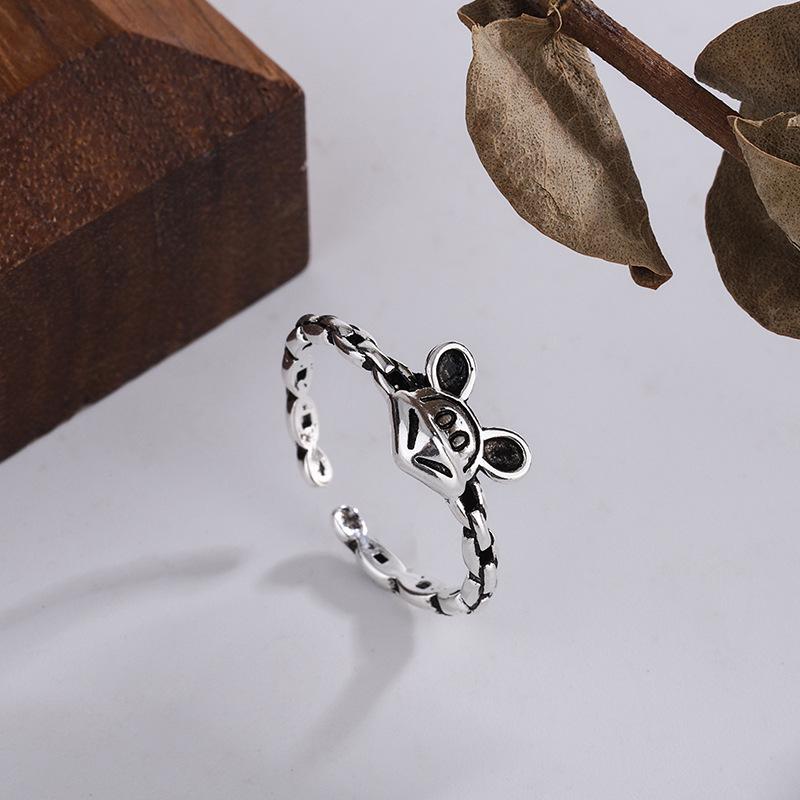 Men’s S925 Silver Index Finger Ring - Trendy Niche Style, Internet Celebrity-Inspired, Simple Yet High-End.