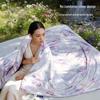 FUANNA Lightweight Tencel Cool Summer Quilt with Tussah Silk Fill