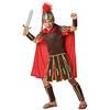 Roman Soldier Costume for Boys, Carnival Outfit with Crown/Sword/Shield, 3-4 Years