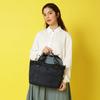 Labagagerie 2-Way Nylon Tote Bag, Women's, B72-12-02, Gray, Free Size