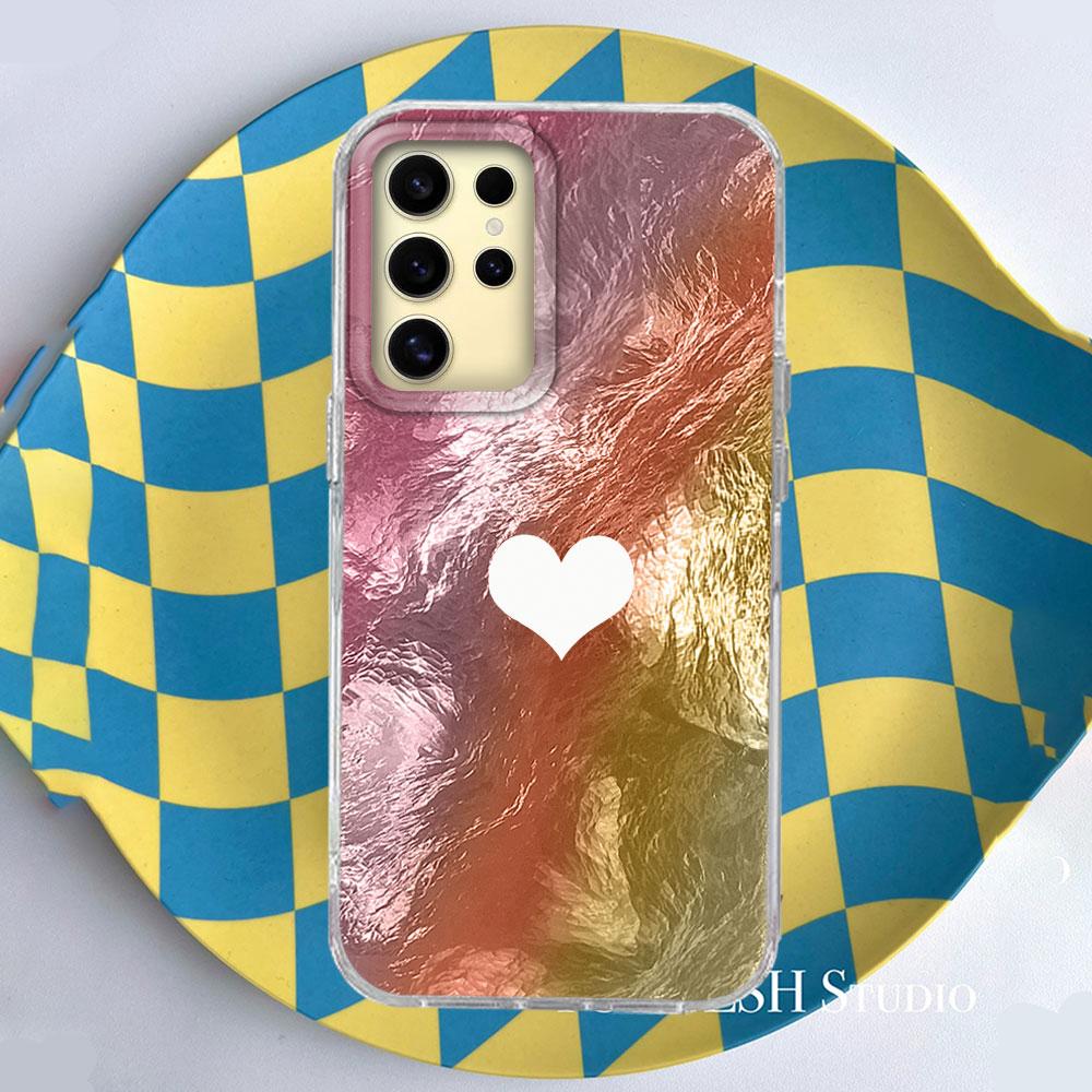 Capa de Celular Feminina INS Moda Listras de Onda Leopardo para Samsung Galaxy S25 S24 S23 S22 S21 S20 FE Plus Ultra Capa Shell