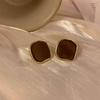 S925 Silver Needle French Retro Square Oil Dripping Earrings New Earrings Women's Niche Design Earrings