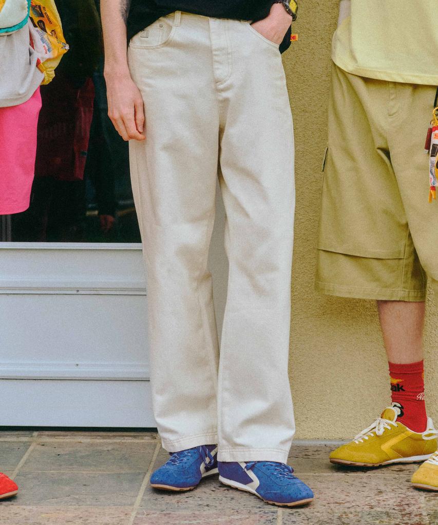 KODAK Rgb Straight Denim Pants Ivory