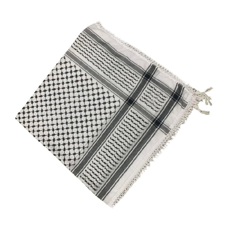 Desert Shemagh Scarf for Outdoor High Absorb Arab Headscarf Traditional Keffiyeh Bandana Arabian Scarf Head Covering