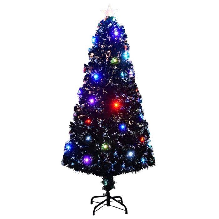 VidaXL Pre-lit Christmas Tree with Stand, Christmas Tree with LEDs, Holiday Decoration, Indoor Party Ornament 284301