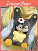 Cartoon Cute Penguin Plush Backpack For Kids School And Travel Use