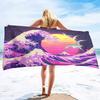 Ocean Wave Beach Towel,Oversized Quick Dry Sand Free Proof Absorbent Lightweight Beach Blanket Bath Towel Swim Sport Pool Towels