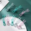 Colorful Metal & Plastic-Coated Clips for Clothes, Socks, Photos, and More - Ideal for Japanese & Korean Kitchens and Bathrooms